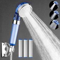 【YP】 Cotton Filter Purifier Rust and Dust Removal Chlorine 3 Function Spa Pressure Shower Nozzle