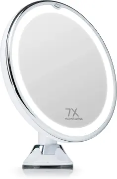 Fancii Luna 10x Suction Magnifying Makeup Mirror for Bathrooms and