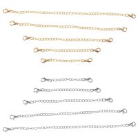 12Pcs Chain Extender, 6 Sizes Stainless Steel Bracelet Extension Necklace Extender for DIY Jewelry Making, Silver and Gold