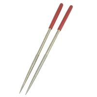 4.5mm x 180mm Lapidary er Round Rat Tail Diamond Needle Files 2 Pcs