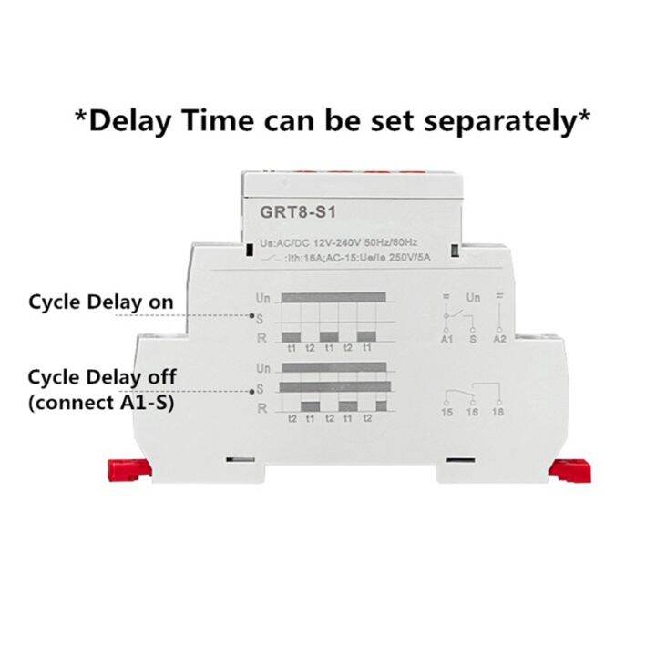 geya-grt8-s-asymmetric-cycle-timer-relay-spdt-16a-electronic-repeat-relay-grt8-s1