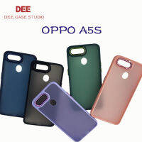 019 เคสหลังด้านกล้องเงา Case OPPO A5s ออปโป เอ5เอส เคสหลังขุ่น กันกระแทก（สินค้าพร้อมส่งจาก กทม）