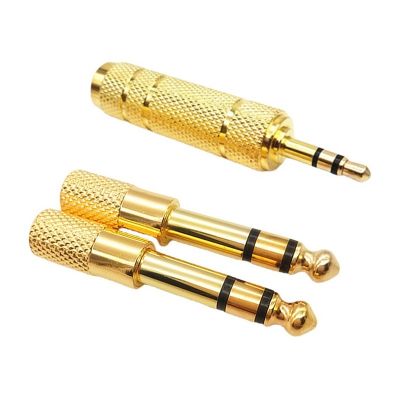 6.35mm Male Plug To 3.5mm Female Connector Earphone Amplifier Audio Adapter Microphone AUX 6.3 3.5 Mm Converter