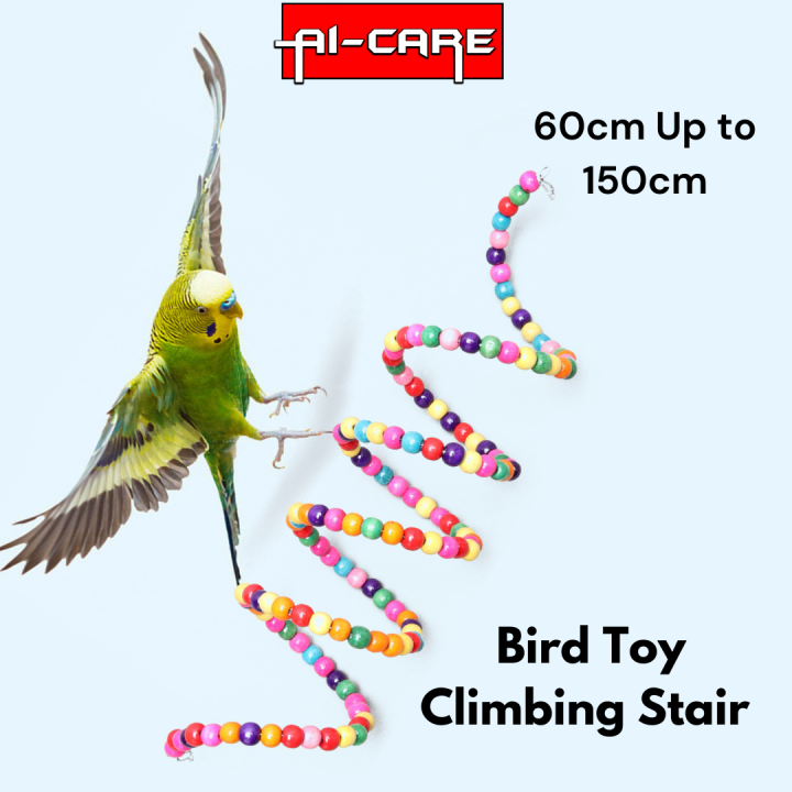 Bird Toy Bird Cage Accessories Decorations Bird Stair Colorful Toy