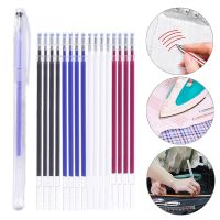 10Pcs/Set Heat Erasable Magic Marker Pen Fabric Pencil Temperature Disappearing Marker Pens Line Marking DIY Craft Sewing PartsHighlighters  Markers