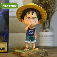 HAOERWU หนีบจมูก Luffy Q เครื่องประดับของเล่นวัยเด็กอะนิเมะแฮนด์รัน