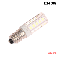 Suiweng หลอดไฟตู้เย็น E14ขนาดเล็ก1ชิ้นลูกปัด LED โคมไฟสกรูโคมไฟ LED 3W 5W 7W AC 220V 1ชิ้น