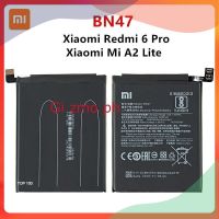 Xiao Mi ต้นฉบับ100% BN47 4000MAh แบตเตอรี่สำหรับ Xiaomi Mi A2 Lite/Xiaomi Redmi 6 Pro BN47โทรศัพท์แบตเตอรี่ทดแทน + เครื่องมือ...