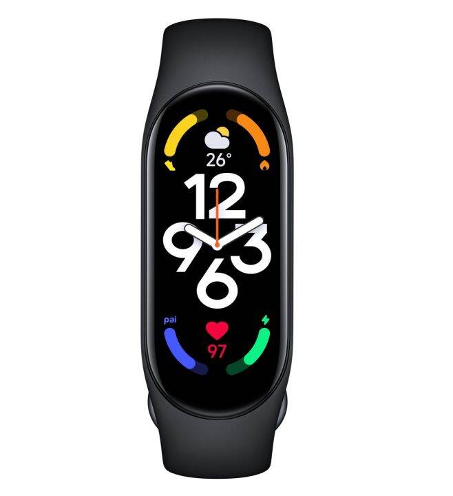 xiaomi-mi-smart-band-7-global-version-สายรัดข้อมืออัจฉริยะ-หน้าจอ-amoled-ขนาด-1-62-นิ้ว-สีดำ-ของแท้-รับประกันสินค้า-1ปี