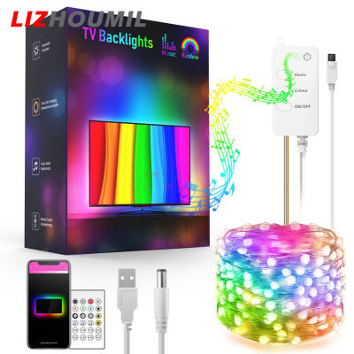 LIZHOUMIL 5v Led String Light Built In High Sensitivity Microphone Smart Bluetooth-compatible Tv Backlights Lamp Tape