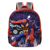 2D Cartoon Red Spider Boy Kids Backpack 12 inch by pdstohome