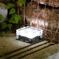 Solar Led Light Brick Ice Cube Lamp Path Stair Outdoor Waterproof Wall Light Garden Landscape Step Lights Balcony Fence Lights