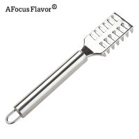 1 Pc Durable Stainless Steel Fish Scale Remover Scraper Cleaner Scaler Kitchenware Peelers Steel Fish Scales Brush