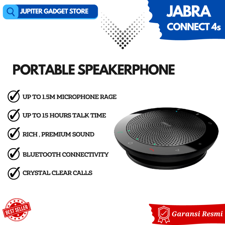 Speaker Bluetooth Lazada SpeakerPhone Indonesia Jabra Connect | 4s Portable Wireless