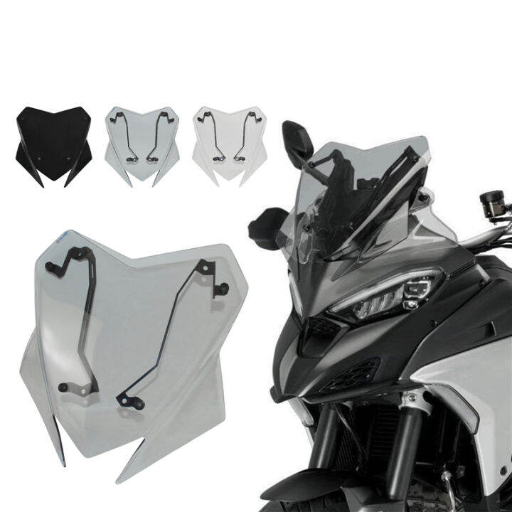 Motorbike Windscreen Windshield Wind Deflector Shield Screen Visor ...