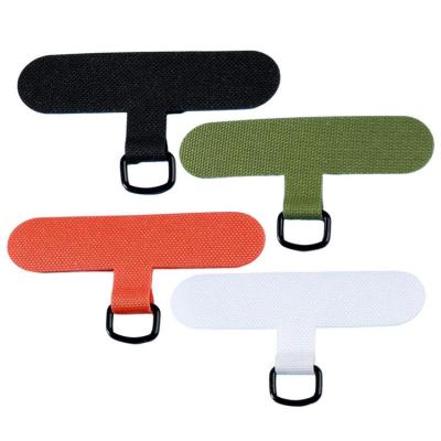 Phone Lanyard Patch Safety Tether Tab Detachable Anti Lost Universal 2 Layer Tear Resistant Tether Patch Phone Accessories Lanyard Tab for Smart Phones Most Phones Cell Phones show