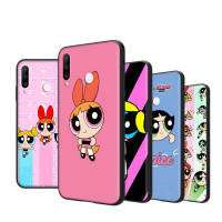 Powerpuff Girls อ่อนนุ่ม เคสโทรศัพท์ หรับ Xiaomi Redmi Note 11 9T 10C 10S 11I 12 11T 10 Max Pro Black ปก