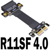 สายเคเบิล Pci Express Pcie ริบบิ้นกราฟิก X16 X1 Gen4.0สายพ่วง Pci E 1X16X4.0 R11sf R11sf F