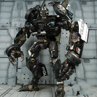 Transformation Robot Black Mamba LS02 LS-02 BMB KO MPM05 MPM-05 Police Barricade MP Alloy Action Figure Collection Model Toys