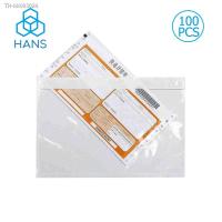 ♗✜ 100PCS Transparent Envelope Clear With Packing List Enclosed Printing Pouch Envelope Bag for Invoice Packing Slip