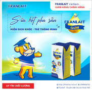 Sữa bột pha sẵn Franlait Gold cho trẻ từ 1 tuổi trở nên. thùng 48 hộp 110ml