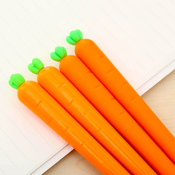 36pcset-creative-funny-carrot-cute-pens-vegetable-kawaii-school-gel-pen-thing-black-blue-ink-roller-ball-point-stationery-store