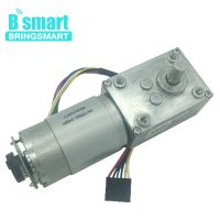 Bringart มอเตอร์เกียร์ A58sw-555b หนอน12V และมอเตอร์เกียร์ Dc 24V พร้อมตัวเข้ารหัสมอเตอร์และล็อกตัวเองสำหรับโต๊ะหมุนชุดควบคุมแขนกลหุ่นยนต์