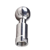 【CW】 BSP1/2 quot; 2 quot; Inch SS304 Stainless Rotary Spray Ball Sanitary Female Thread CIP Tank Cleaning Head 360 Degree Coverage Wash Fittin