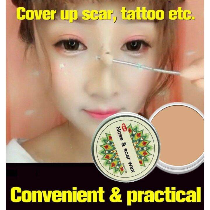 【COD】 Special Effect Makeup Wax Scar Cover Eyebrow Nose Mud Scar Skin