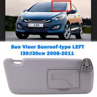 Car Sun Visor Inside Left Gray for Hyundai I30 I30CW 2008-2011 852012L020TX 85201-2L020TX