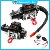 จัดส่งรวดเร็วรถ RC กว้านไฟฟ้าเครื่องกว้านโลหะอุปกรณ์เสริมที่อัปเกรดแล้วเข้ากันได้กับ SCX 10 90046 D90 Traxxas TRX4 REDCAT