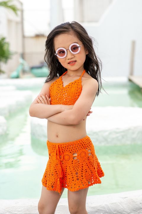 cod-european-and-fashion-summer-childrens-hollow-hand-woven-swimsuit-strap-bikini-wholesale