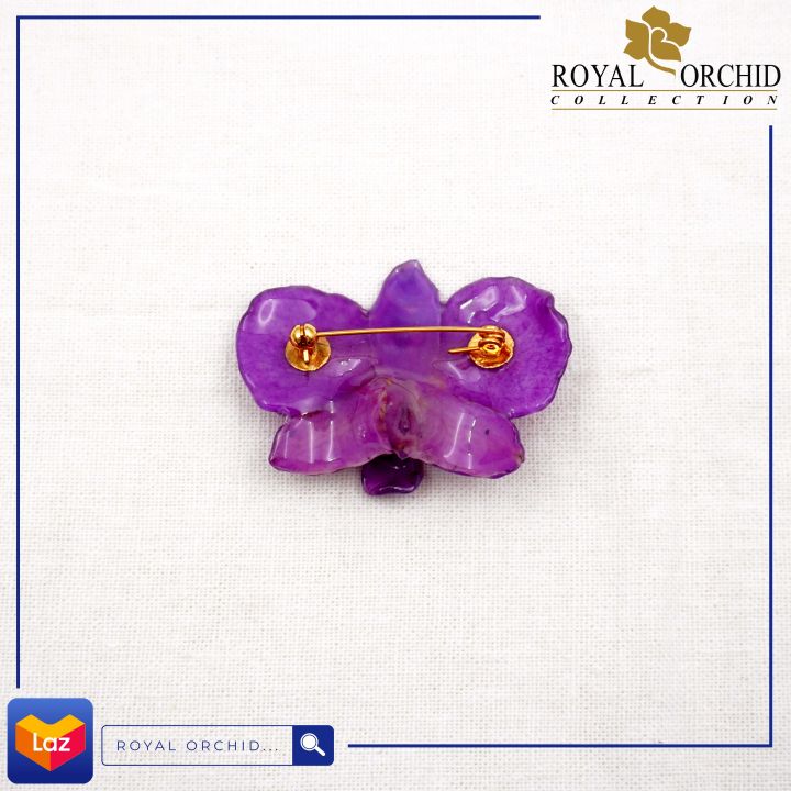 royal-orchid-เข็มกลัดดอกกล้วยไม้เดนโดรเบียม-สีม่วง-dendrobium