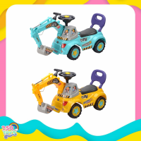 250TOYS รถตักดิน ขาไถแมคโคร ขุดตักดินได้ คันใหญ่ ขนาด33.5*63*36.5 cm. Big Backhoe (มีเสียง มีไฟ) รถขาไถ รถขาไถตักดิน รถแมคโคร