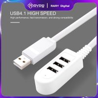 ❁◑ RYRA Usb Splitter 3USB Port Hub 3A Charger Converter Extension Cable Line Expansion Multiport Hub Digital Data Cable Accessories