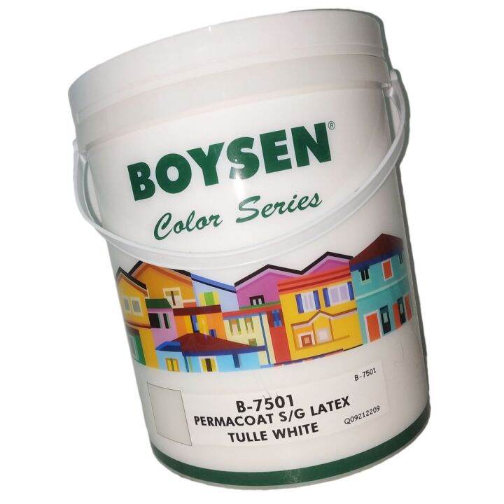 BOYSEN PERMACOAT LATEX B-7501 TULLE WHITE ( 1 GALLON --------- 1 GALLON ...