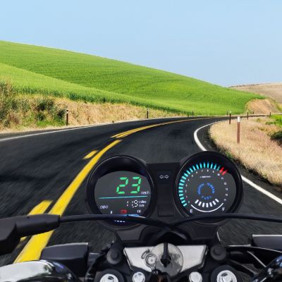 มาตรวัดความเร็วรอบรถมอเตอร์ไซค์แผงหน้าปัดรถจักรยานยนต์ LED อิเล็กทรอนิกส์ดิจิตอลสำหรับบราซิลเป็นสินค้า Titan150 Fan150 CG150