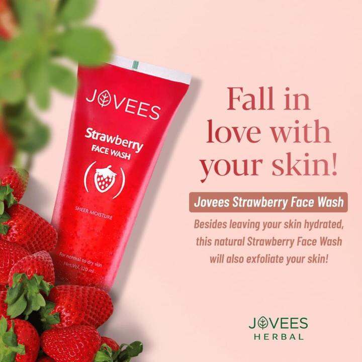 Jovees Strawberry Face Wash 120ml Lazada