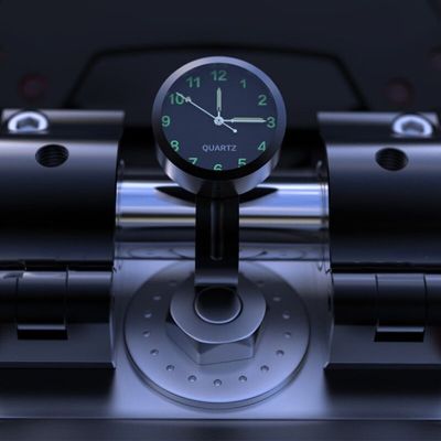：》{‘；； Universal Waterproof Bike Watch Glow In Dark Clock Motorcycle Alluminum Alloy Dial Mini For Mounting Bicycle Handlebar Dropship