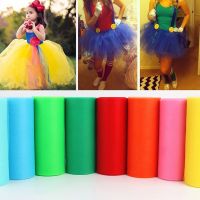 [554 XZLQWLOSX ร้อน]✑Tulu สายม้วน Tulle Tutu 15ซม. X 22มผ้ากอซองค์ประกอบกระโปรงโต๊ะเอนกประสงค์วันเกิดงานเลี้ยงสมรส5zsh759ตกแต่ง