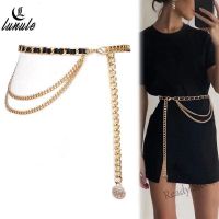 【hot sale】 ❖ B55 Waist Chain Female Decorative Spice Girl Small Fragrant Waist Chain 100 Pair with Suit JK Belt Tassel GM060