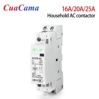 2NC 1NO 1NC 2NO 50/60HZ 220V/230V 16A/20A/25A Ac ของใช้ในครัวเรือนแบบแยกส่วนราง Din 2P 1ชิ้น