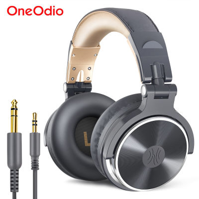Oneodio Wired Monitoring Headphone Stereo Bass Studio Mixing Headset Over Ear Foldable Closed Back DJ Headphones For Phone PC