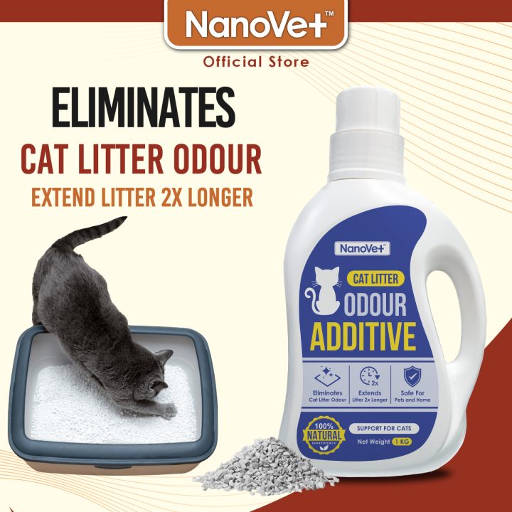 Nanovet™ Cat Litter Odour Additive (1KG) Lazada