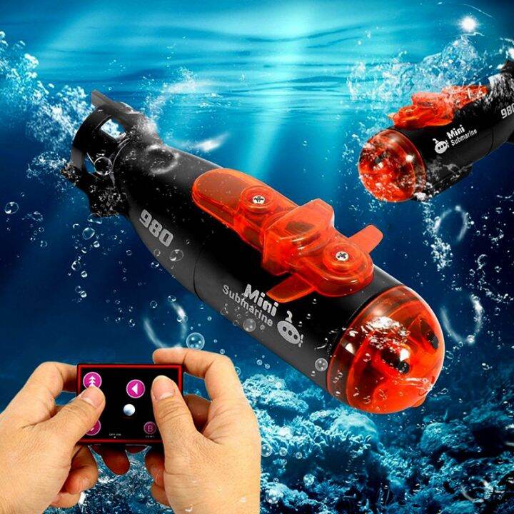 Subminiature remotecontrolled submarine electric mini remote control boat toy fish Liutong