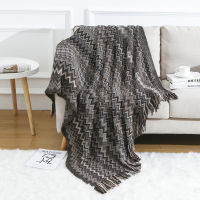 Bohemian Sofa Cover Blanket Journey Plaids Bedspread Knitted Blankets Office Nap Air Conditioning Blanket плед на диван