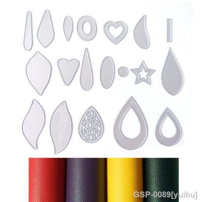 ☁◄✈Yuihu Vário Brinco Faca Moldes De Corte Metal Molde Vários แท็กสมุดภาพ Papel Ofício Lâmina Punch Stencils Morrer