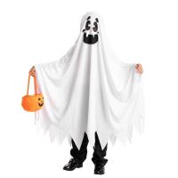 Special for holiday adult cloak childrens ghost costume boys parent-child performance T decorative white