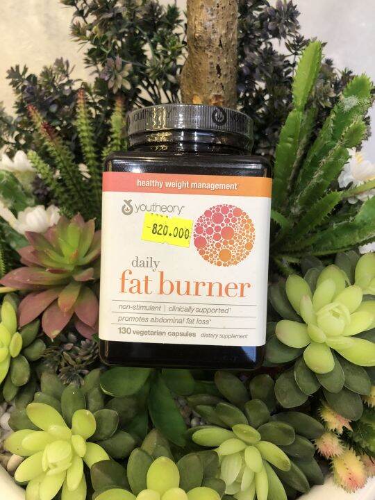 Viên uống giảm cân Youtheory Daily Fat Burner 130 Capsules Lazada.vn