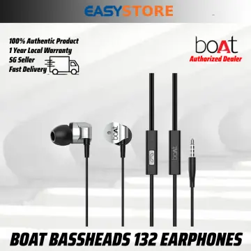 Boat bassheads 132 earphones best sale with mic